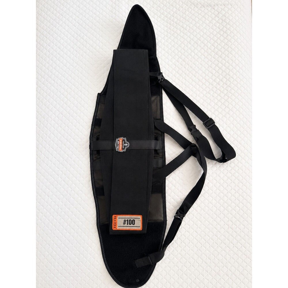 ProFlex #100 Back Support Belt w/ Suspenders Black Lifting Support Belt Size L
